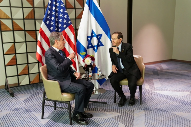 Συνάντηση Μπλίνκεν-Χέρτσογκ / Φωτ.: Reuters