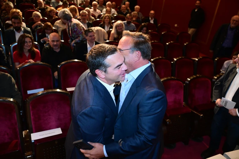 Αλέξης Τσίπρας και Πέτρος Κόκκαλης Αλέξης Τσίπρας και Πέτρος Κόκκαλης