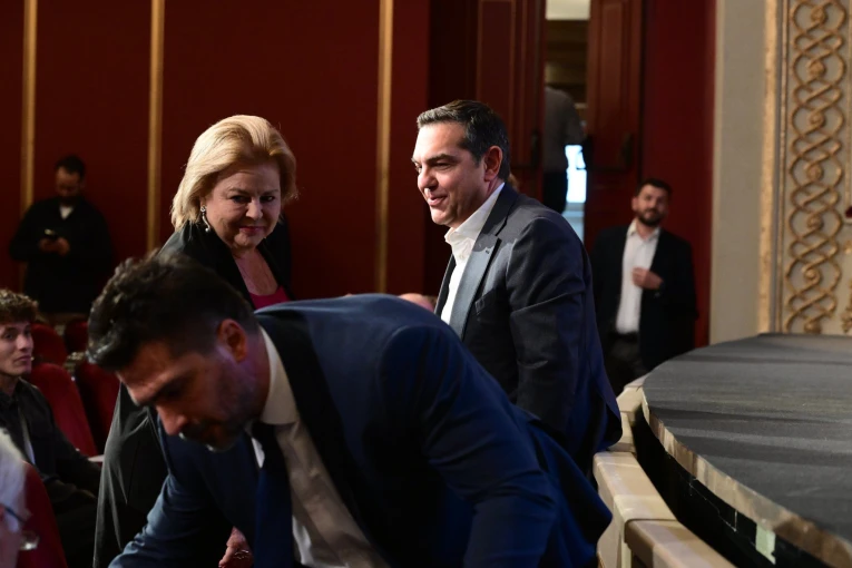 Αλέξης Τσίπρας και Λούκα Κατσέλη Αλέξης Τσίπρας και Λούκα Κατσέλη