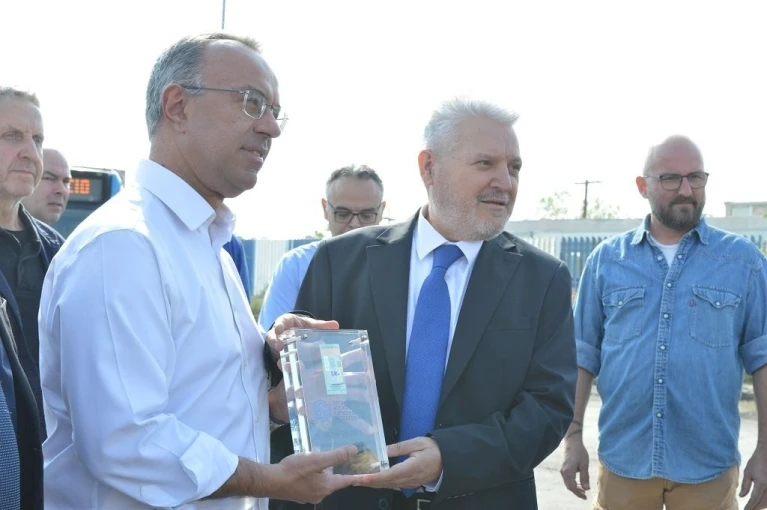 Φωτογραφία αρχείο Ο.Α.Σ.Θ: Επίσκεψη Υπουργού Υποδομών και Μεταφορών Χρήστου Σταϊκούρα