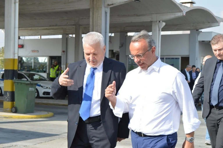 Φωτογραφία αρχείο Ο.Α.Σ.Θ: Επίσκεψη Υπουργού Υποδομών και Μεταφορών Χρήστου Σταϊκούρα