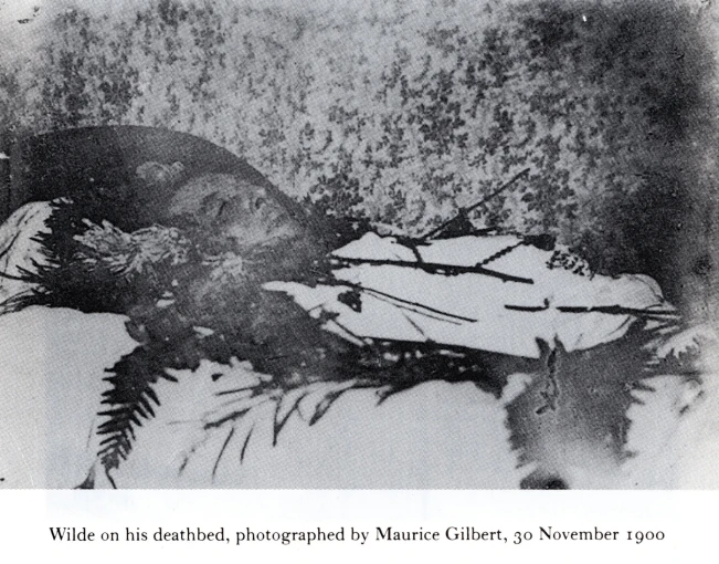 Ο Όσκαρ Ουάιλντ στο νεκροκρέβατό του / Φωτ.: Wikipedia
