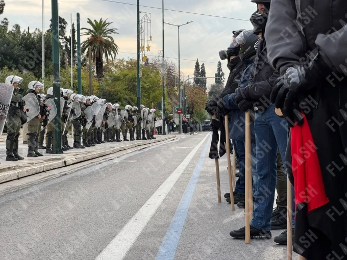 Μαθητική πορεία για τον Αλέξανδρο Γρηγορόπουλο / Φωτογραφία: Γιάννης Κέμμος / flash.gr