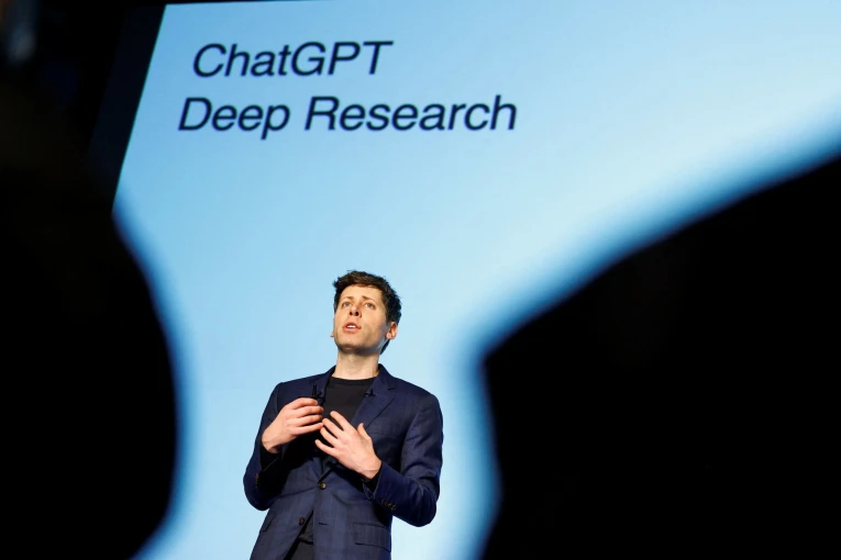 Ο επικεφαλής της OpenAI, Σαμ Άλτμαν. Φωτό: Reuters
