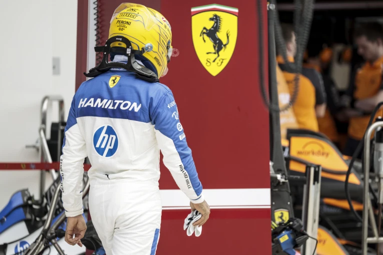 Φωτογραφία: F1 2025 ΑΠΕ=ΜΠΕ Lewis Hamilton