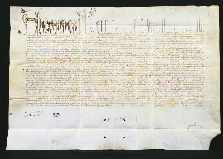 Η βούλα του πάπα Αλεξάνδρου ΣΤ’ που χωρίζει τα εδάφη στην Αμερική σε Ισπανία και Πορτογαλία / Φωτ.: Getty Images (DEA / M. Seemuller)