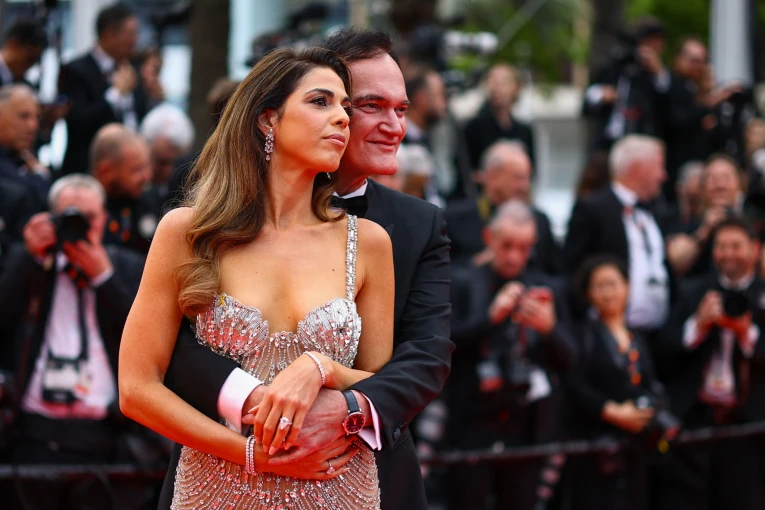 O Κουέντιν Ταραντίνο και η σύζυγός του Ντανιέλα Πικ στο φεστιβάλ των Καννών / Reuters