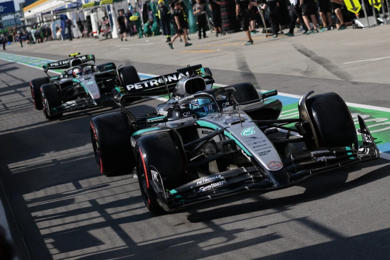 Φωτογραφία: ΑΠΕ=ΜΠΕ O George Russell της Mercedes