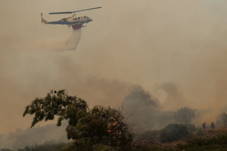 Φωτιά στη Χίο / Φωτ.: Eurokinissi