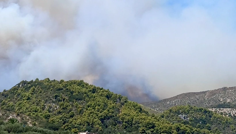 Φωτιά στη θέση Κερί στη Ζάκυνθο/INTIME Φωτιά στη θέση Κερί στη Ζάκυνθο/INTIME