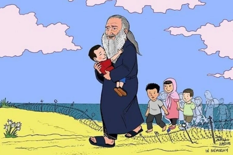 Σκίτσο του Γιάννη Αντωνόπουλου