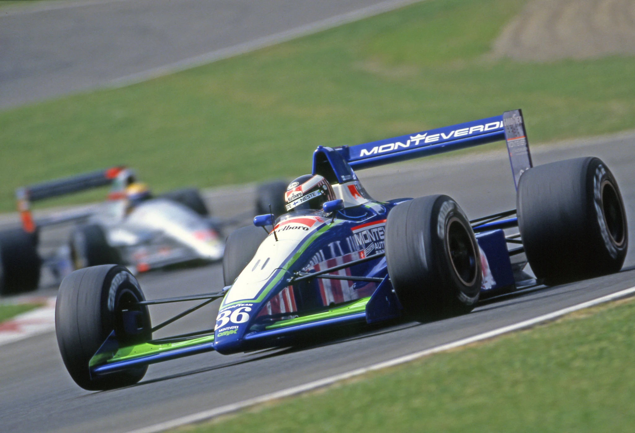 1990 Racing San Marino GP οδηγός Τ.Τ Λέτο μονοθέσιο Onyx ORE-2 κινητήρας Ford Cosworth V8