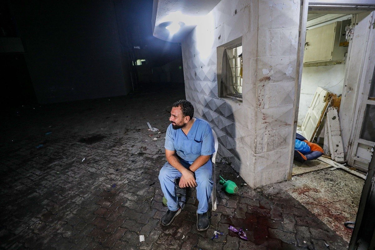 Χτύπημα στο νοσκομείο της Γάζας/φωτό EPA