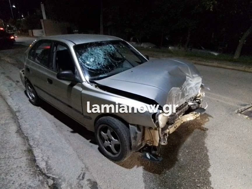 Τροχαίο στη Λαμία/Φωτογραφία lamianow.gr