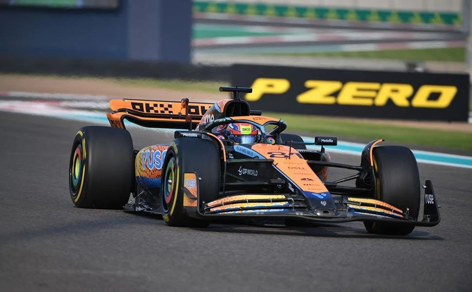 Oscar Piastri&nbsp; McLaren Photo Pirelli