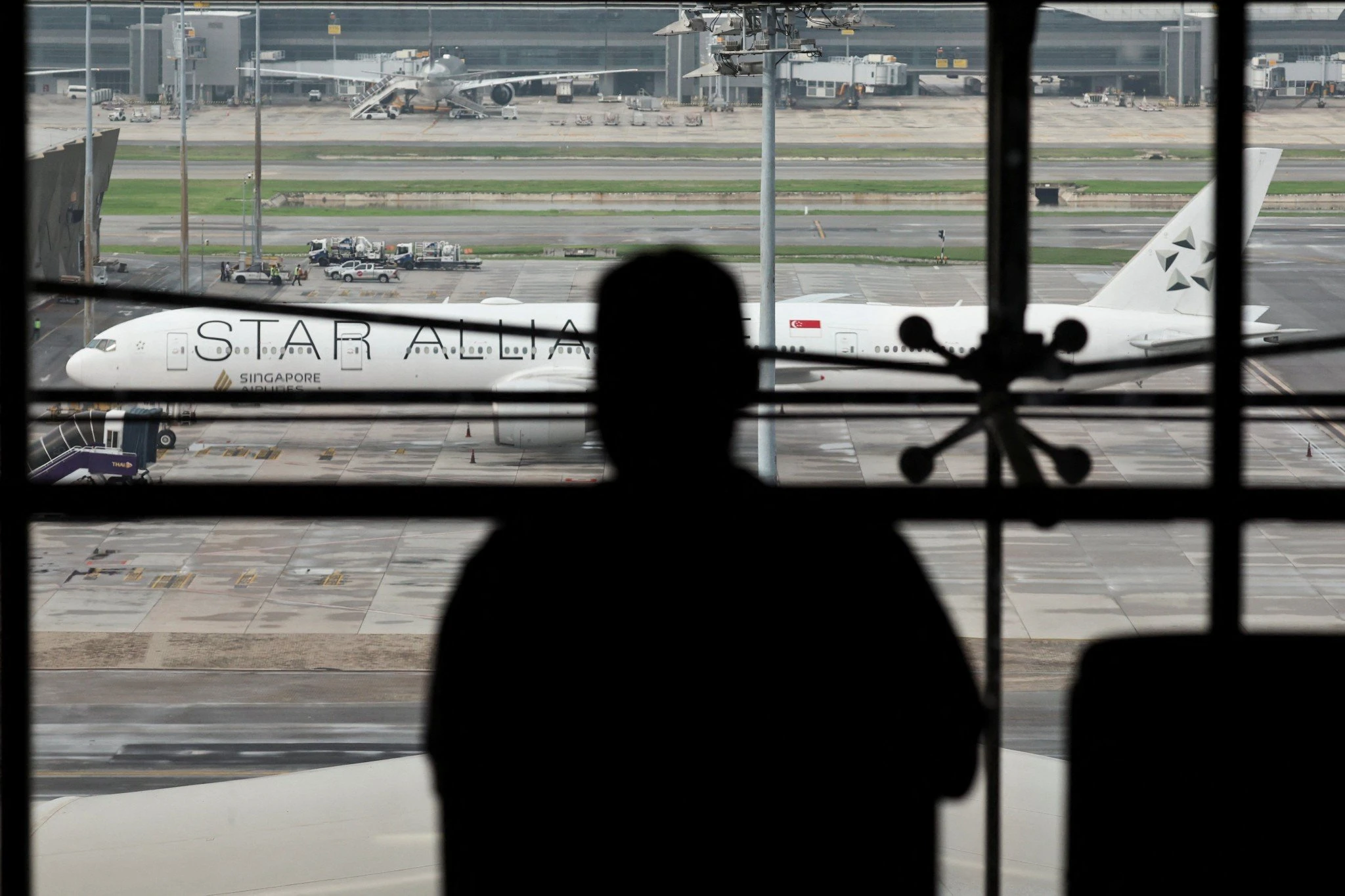 To αεροσκάφος της Singapore Airlines το οποίο «χτυπήθηκε» από τις ισχυρές αναταράξεις / Reuters