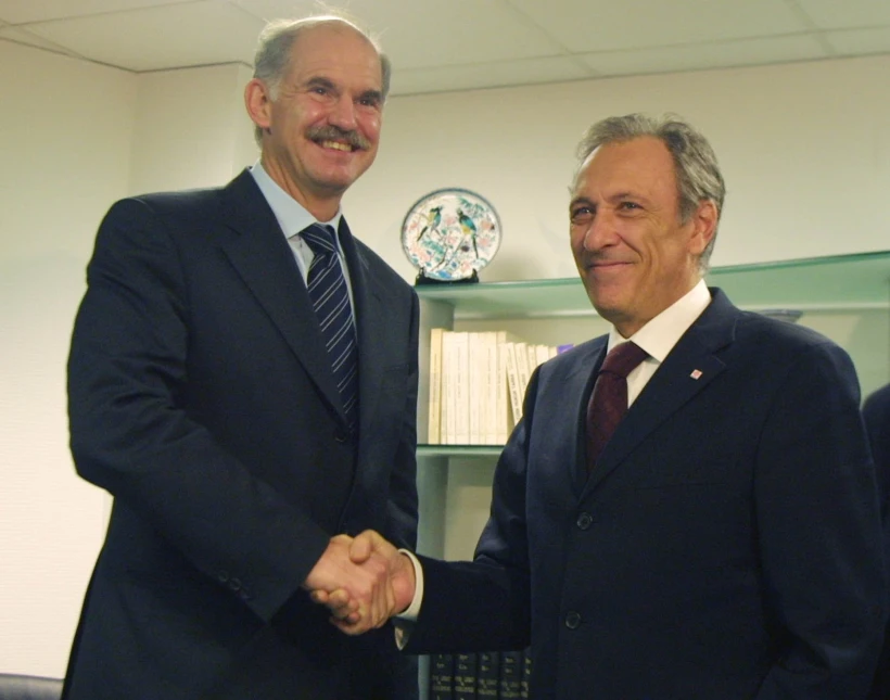 Γιώργος Παπανδρέου και Ισμαήλ Τζεμ/Eurokinissi