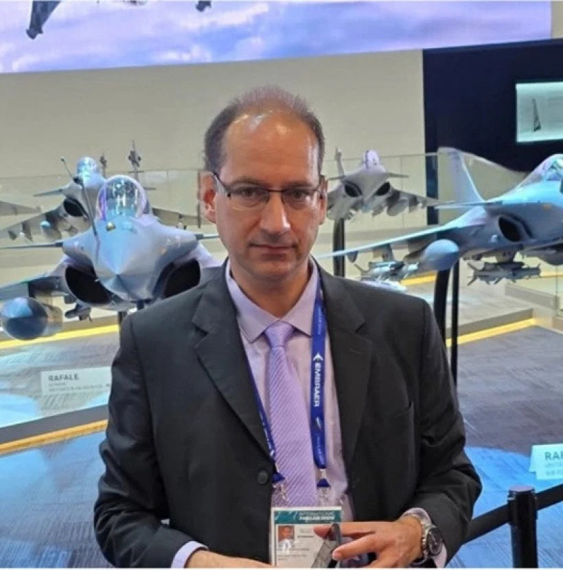 Ο Κωνσταντίνος Ζηκίδης στην αεροπορική έκθεση στο Le Bourget στη Γαλλία 