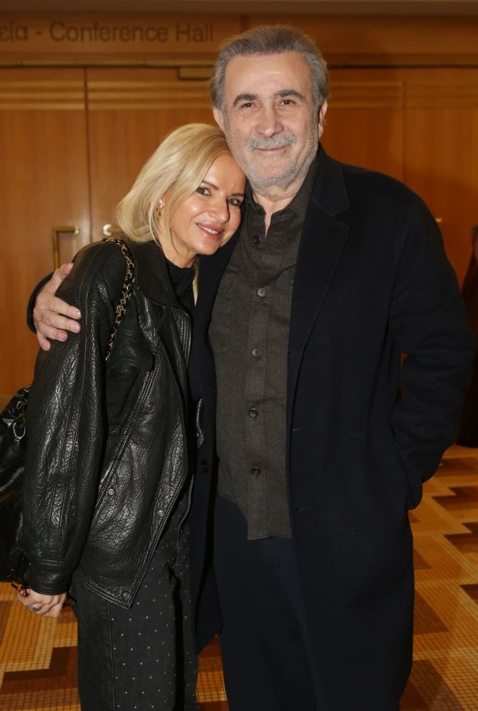 Μαρία Μπεκατώρου, Λάκης Λαζόπουλος / φωτογραφία NDP