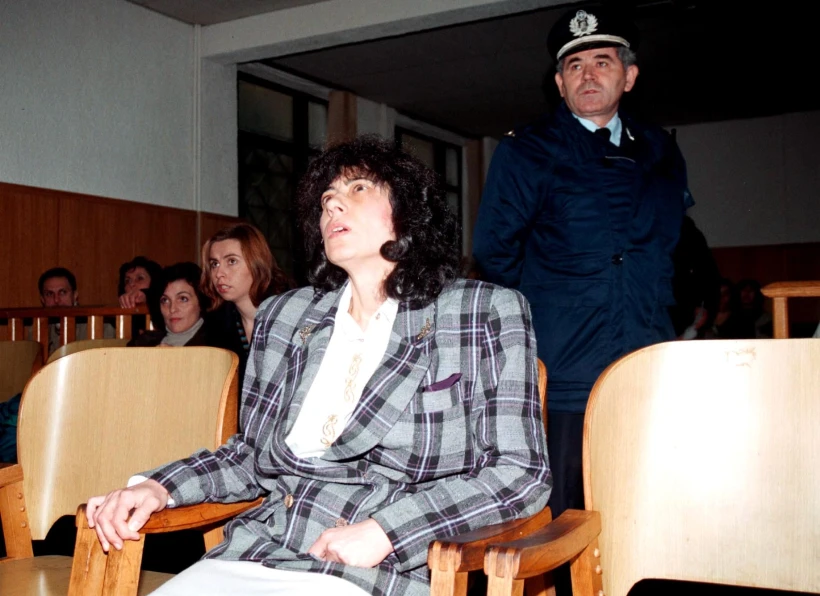 Η Κάτια Γιαννακοπούλου στη δίκη της/Φωτ. αρχείου Eurokinissi