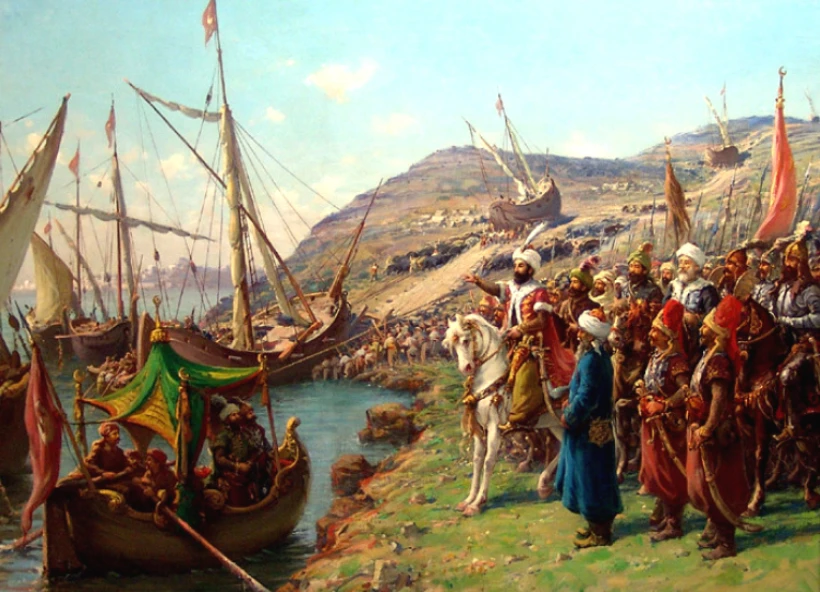          wikimedia commons - Ο Μωάμεθ Β΄ κατά την Πολιορκία της Κωνσταντινούπολης     