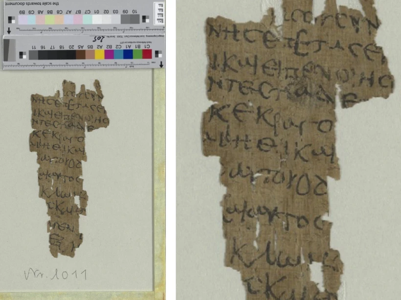 Papyrus fragment from the 4th to 5th century Photo: Staats- und Universitätsbibliothek Hamburg/Public Domain Mark 1.0