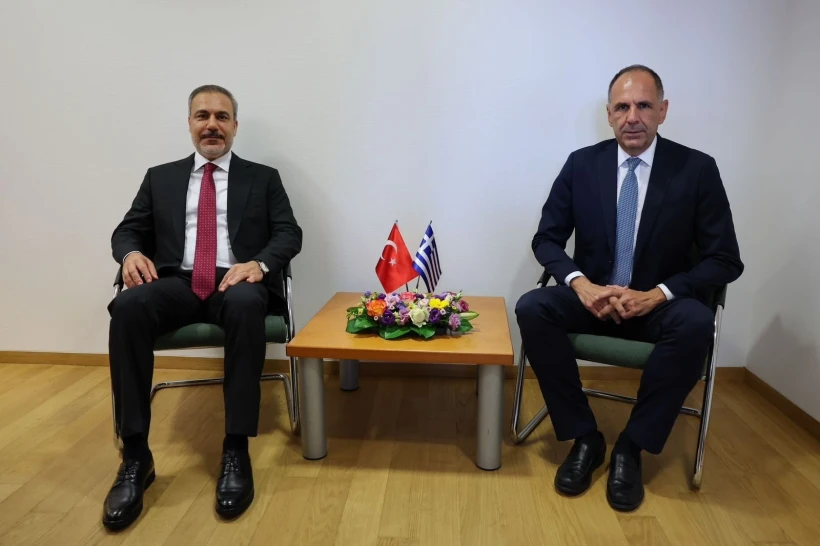 Γιώργος Γεραπετρίτης και Χακάν Φιντάν, στις Βρυξέλλες Γιώργος Γεραπετρίτης και Χακάν Φιντάν, στις Βρυξέλλες