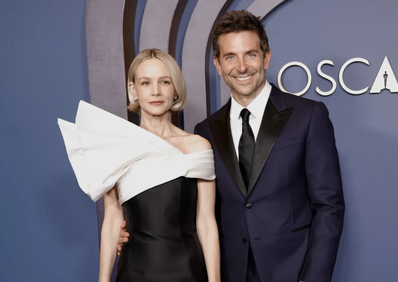 Carey Mulligan and Bradley Cooper  (Photo by Frazer Harrison/Getty Images) 