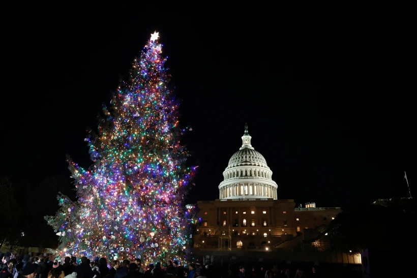          The U.S. Capitol Christmas Christmas tree lighting in Washington - Reuters     