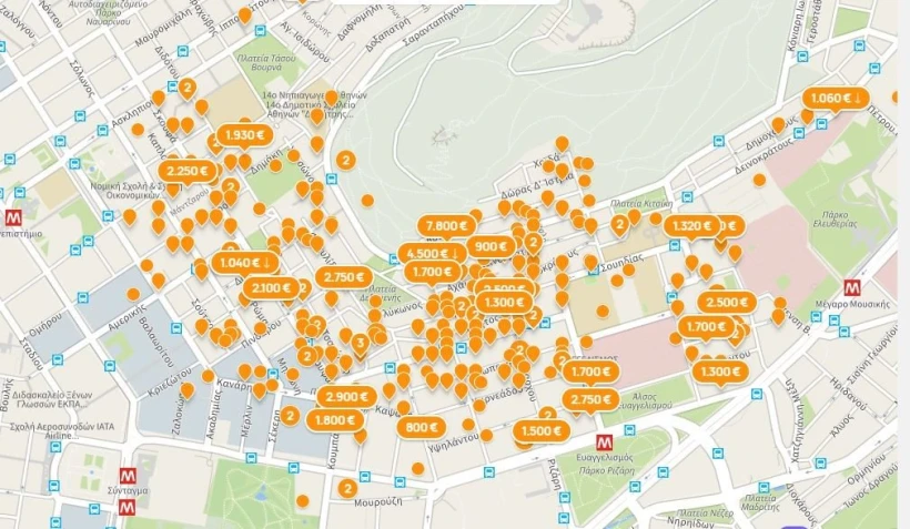 Ενοίκια Κολωνάκι Δεκέμβριος 2024/ spitogatos