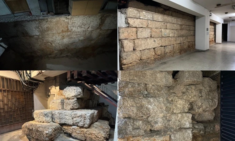 Αρχαία τείχη των Αθηνών κάτω από την σύγχρονη πόλη - Γιάννης Κέμμος/ flash.gr