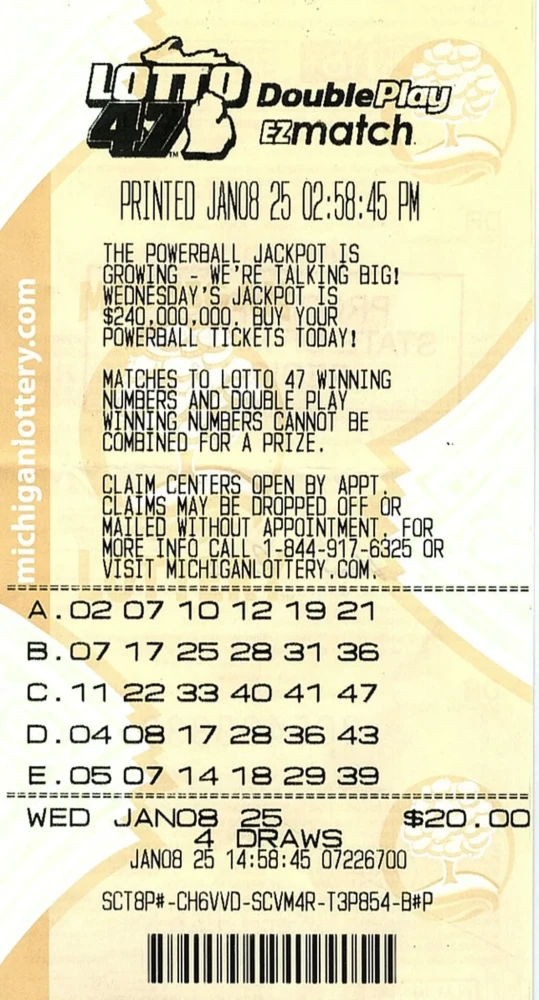 Φωτ.: Michigan Lottery Φωτ.: Michigan Lottery