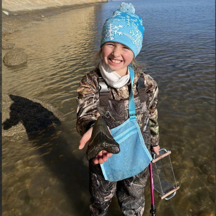 Βρέθηκε σπάνιο απολίθωμα δοντιού τεράστιου καρχαρία - Ένα κοριτσάκι έκανε την ανακάλυψη