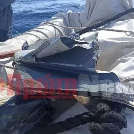 Πτώση Phantom: Οι πρώτες εικόνες από τα συντρίμμια του F4 Φάντομ που έπεσε νότια της Ανδραβίδας