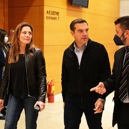 Αλέξης Τσίπρας: Παρακολούθησε το «Ink» του Παπαϊωάννου στο Μέγαρο Μουσικής