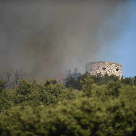 Φωτιά στο Άγιον Όρος - Κατακαίει δασική έκταση στην Κερασιά