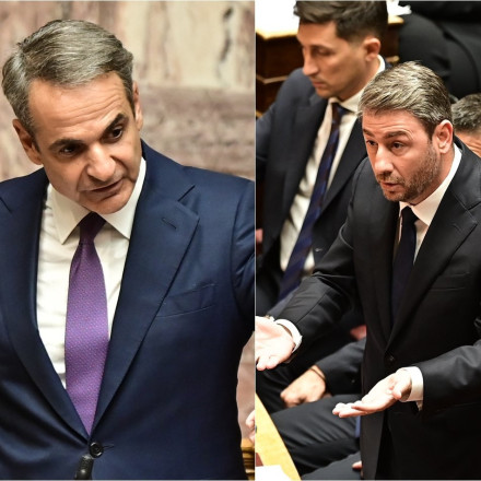 Μητσοτάκης: Δραπέτης της Βουλής ο Τσίπρας, τρικυμία εν κρανίω από Ανδρουλάκη
