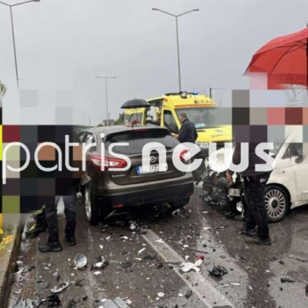 Σοβαρό τροχαίο στον Πύργο: Καραμπόλα τριών αυτοκινήτων με τραυματίες - Ανάμεσά τους ένα βρέφος