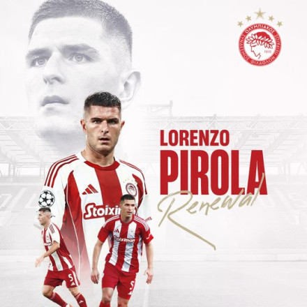 Ολυμπιακός: Παραμένει «ερυθρόλευκος» ο Λορέντσο Πιρόλα