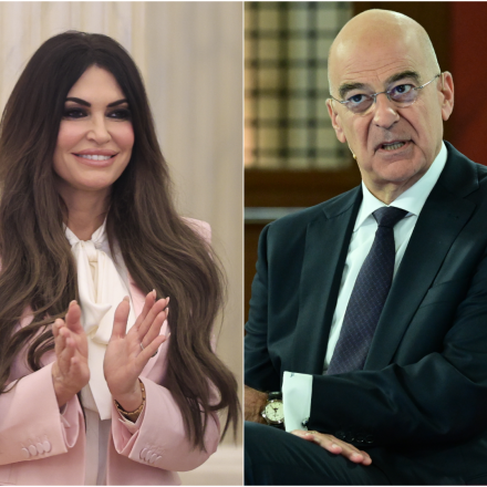 Συνάντηση του Δένδια με την Γκίλφοϊλ στο υπουργείο Εθνικής Άμυνας