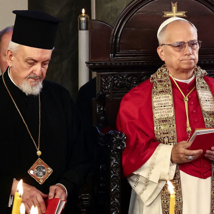 Ο Πάπας Λέων στο Φανάρι για την Θρονική Γιορτή του Οικουμενικού Πατριαρχείου