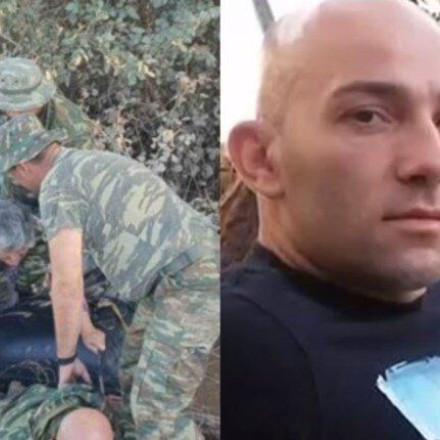 Κακοκαιρία Daniel: Αυτός είναι ο ήρωας πεζοναύτης που έκανε το σώμα του γέφυρα για ηλικιωμένους πλημμυροπαθείς
