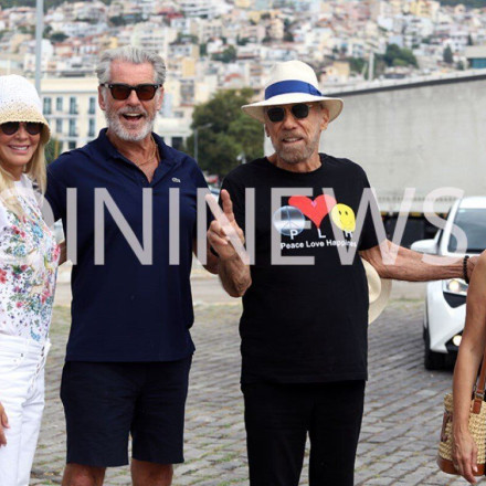 Ο Pearce Brosnan στην Καβάλα