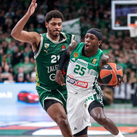 Live η εκτός έδρας αναμέτρηση του Παναθηναϊκού κόντρα στη Ζαλγκίρις στο Κάουνας για την EuroLeague