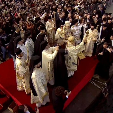 Θεοφάνια στο Φανάρι: Λαμπρός εορτασμός με συλλείτουργο Βαρθολομαίου - Επιφάνιου