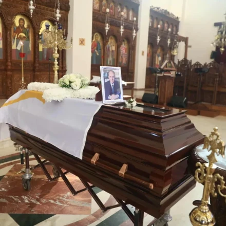 Με τιμές εν ενεργεία προέδρου η κηδεία του Γιώργου Βασιλείου στην Κύπρο