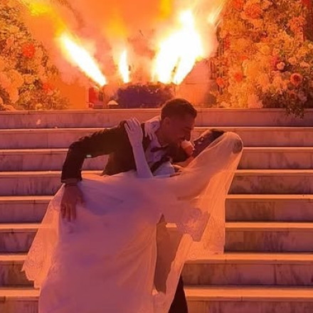 Σάκης Κατσούλης - Μαριαλένα Ρουμελιώτη: Το άλμπουμ του γάμου τους