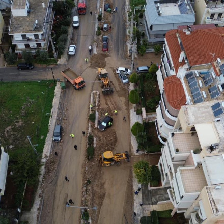 Άνω Γλυφάδα: Η επόμενη μέρα της καταστροφής - Εικόνες από το drone του flash