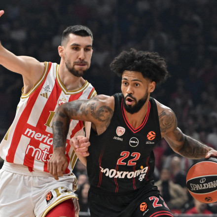 Euroleague: Live το παιχνίδι του Ολυμπιακού με τον Ερυθρό Αστέρα