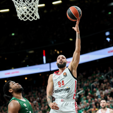 Ζαλγκίρις - Ολυμπιακός 99-94: Ο συγκλονιστικός Φουρνιέ δεν απέτρεψε την ήττα στο Κάουνας